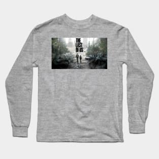 The Last of us Pedro Pascal and Bella Ramsey Pixelated Print Long Sleeve T-Shirt